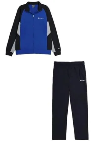 Champion Herren Legacy Icons Sweatsuits-Light Powerblend Terry Small Script High-Neck Full-Reißverschluss Sportanzug, , S