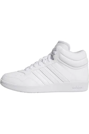 adidas Unisex Hoops 4.0 MID Shoes Schuhe, Cloud White/Cloud White/Core Black