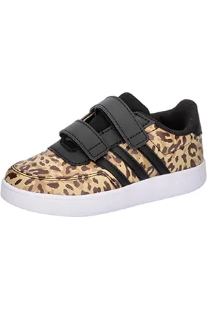 adidas Unisex Baby Breaknet 2.0 Shoes Kids Tennisschuhe, core Black/core Black/Pulse Lime, 23 EU