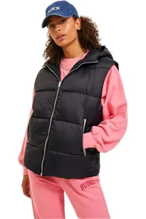 JJXX Damen JXBILLIE Puffer Vest OTW SN Weste, Black, M