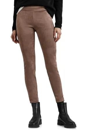 Street one Damen A378310 Leggings Im Velours-Look, , 42W / 30L EU