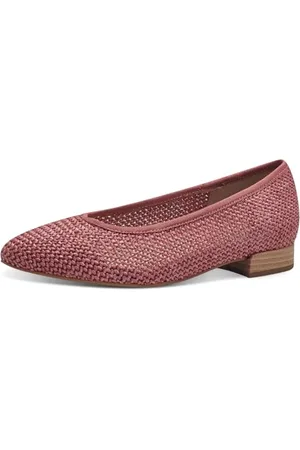 Jana Damen Ballerinas mit Blockabsatz Vegan, (Rose), 36 EU