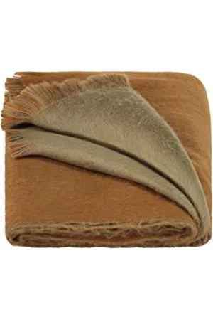 Alpaca Loca ScarfDoubleCamelCigarBrown Scarf, , One Size