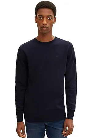 TOM TAILOR Herren 1012819 Basic Strickpullover Mit Crewneck, , XXL EU