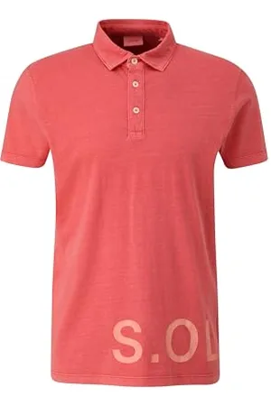 QS by s.Oliver Herren 2143964 Poloshirt mit Label Print, , 3XL
