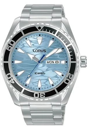 Lorus Herren Analog Quarz Uhr mit Edelstahl Armband RH389AX9