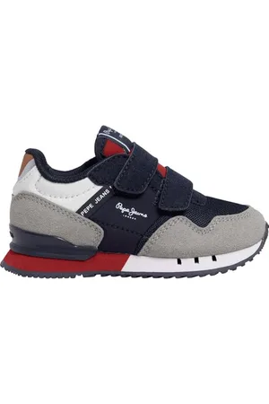 Pepe Jeans London Park Bk Sneaker, Grey (Grey), 25 EU