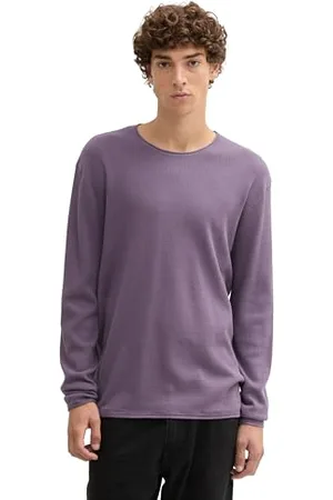 TOM TAILOR Herren Strickpullover aus Baumwolle, , L