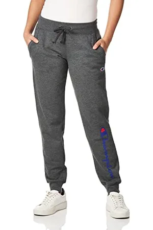 Champion Damen Plus-Size Powerblend Jogger Trainingshose, Granit Heather Script, 1X