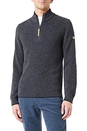 Camel Active Troyer Langarm Stehkragen Zipper anthrazit