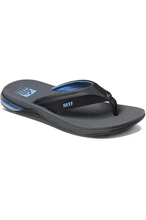 Reef Herren Anchor Flipflop, Grau/Blau, 46 EU