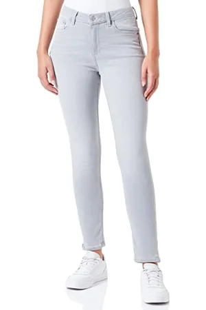 Comma, Damen 2120823 Jeans-Hose lang, , 38/REG