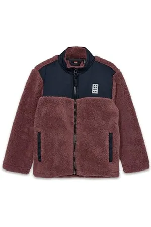 KABOOKI Lego Fleecejacke Kinder 110 I Teddy Fleecejacke Jungen und Mädchen | Bio-Baumwolle Teddy Jacke Kinder