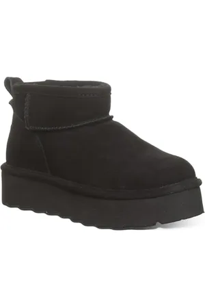 Bearpaw Damen Retro Shorty Mode-Stiefel, Black (011), 43 EU