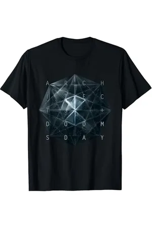Architects – Doomsday – Offizielles Merchandise T-Shirt in , Größe S, Unisex, Klassisch geschnitten, Doppelt genähter Saum, Fans von , Metalcore und Post-Metal Fans, Erwachsene