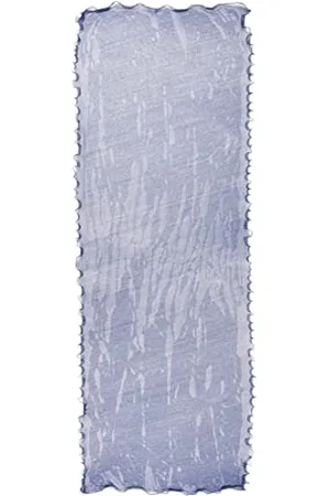 Vera Mont Damen Basic-Schal mit Lurexfaden Dark Blue/Silver,ACC
