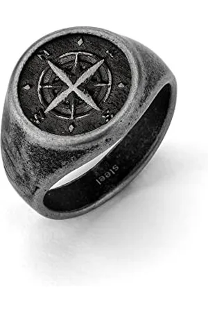 Fynch-Hatton Ring FHJ-0036-R-60 Edelstahl Antik