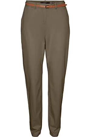 VERO MODA Damen Vmflashino Mr Regular Chino Pants Hose, , 32W / 32L EU