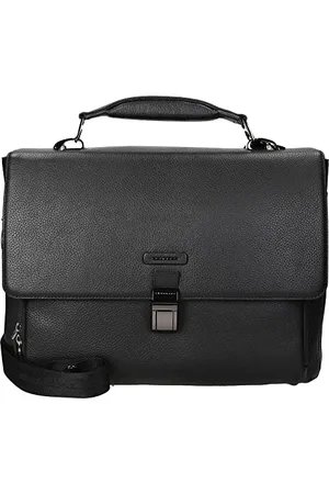 Piquadro Modus, Aktentasche aus Leder mit Klappe und Verschluss, Unisex, für Erwachsene,