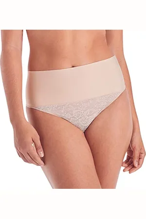 Maidenform Damen Tame Your Tummy Lace Panties, Firm Control Thong, Cool Comfort Taillen-Shapewear, , S