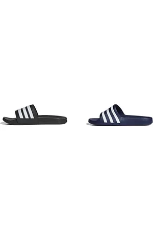 adidas Unisex Adilette Comfort Schlappen, Core Black/Ftwr White/Core Black, 42 EU Unisex Adilette Aqua Schlappen, Dark Blue/Ftwr White/Dark Blue, 42 EU