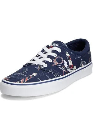 Ralph Lauren Herren Keaton Schnürlose Sneaker, Auf dem Tack, 43 EU