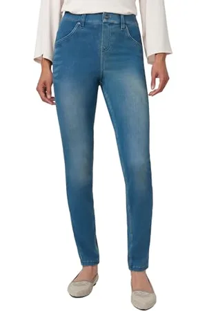HUE Damen Ultraweiche Denim-Leggings mit hoher Taille Strumpfwaren, , S