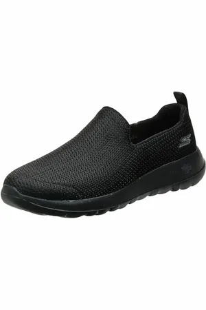 Skechers Herren Go Walk Max Slip On Trainers, Schwarz (BBK Black), 45 EU