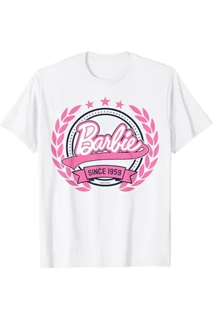 Barbie – Varsity Collegiate Seal Since 1959 Logo T-Shirt