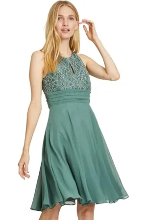 Vera Mont Damen Abendkleid mit Spitze ,40