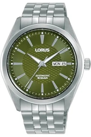Lorus Herren Analog Automatik Uhr mit Edelstahl Armband RL485BX9