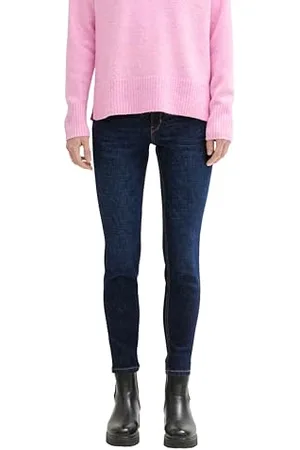 TOM TAILOR Damen Jona Extra Skinny Jeans in Ankle-Länge, , 32