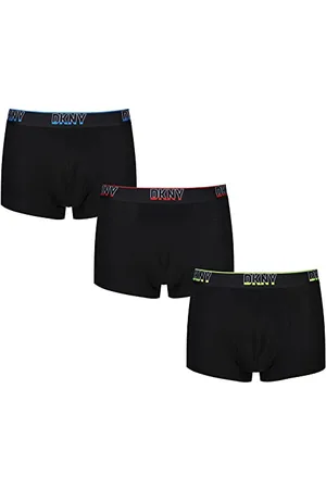 DKNY Herren Boxers de Ropa Interior para Hombres en Negro Boxershorts, Black, S