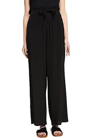 ESPRIT Damen Hose 052ee1b310, Schwarz, 34