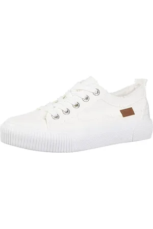 Blowfish Damen Clay Sneaker, Whtie Smoked Segeltuch, 473 g, 38.5 EU