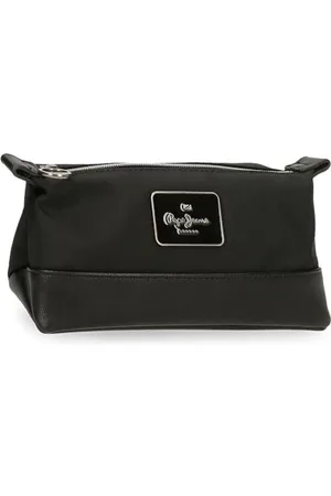 Pepe Jeans Christine Kulturbeutel, , 20,5 x 11,5 x 7,5 cm, Polyester mit Kunstlederdetails von Joumma Bags, , Talla única, Kulturbeutel