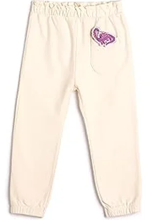 Koton Babygirl Jogger Sweatpants Dinosaur Applique Detail Pocket Cotton
