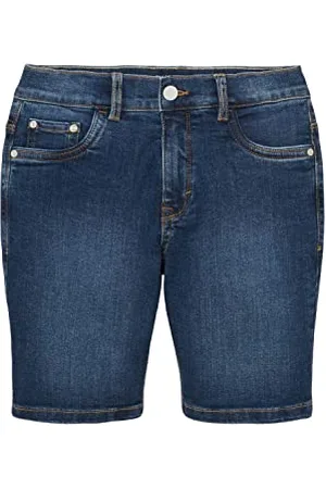 TOM TAILOR Jungen Kinder Jim Bermuda Jeans Shorts 1035009, Blau, 170