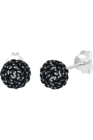 Elli Ohrringe Damen Ohrstecker Kugel Elegant mit Kristallen in 925 Sterling Silber