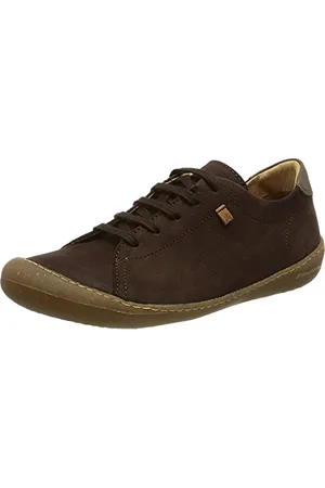 El Naturalista Unisex - Erwachsene Sneaker PAWIKAN, Damen,Herren Schnürschuhe,Wechselfußbett,straßenschuhe,Strassenschuhe,Brown,36 EU / 3.5 UK