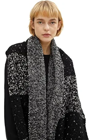 TOM TAILOR Damen Schal mit Muster 1034346, , ONESIZE