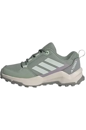 adidas Terrex AX4R Hiking Shoes Sneaker, Silver Green/Linen Green/preloved fig, 23 EU