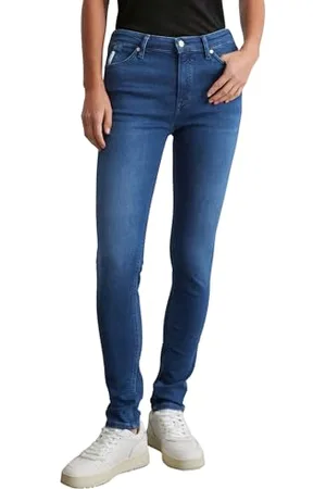 Marc O’ Polo Marc OߴPolo Denim Damen Jeanshose High Waist Skinny Fit, Blau (Bright Blue Multi 02), W29/L28