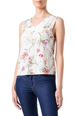 VERO MODA VMEASY Joy S/L V-Neck TOP WVN GA
