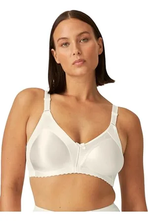 NATURANA ® Minimizer BH ohne Bügel [Cup B-G] I Maximaler Halt Dank durchdachter Schnittführung & Breiten Trägern I BH Minimizer für eine optisch kleinere Cupgröße 95 G