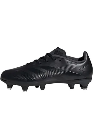 adidas Predator 24 League Soft Ground Boots Fußballschuhe, Core Black/Carbon/Core Black, 36 EU