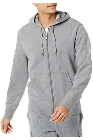Amazon Herren Leichter French-Terry-Kapuzenpulli mit durchgehendem Reißverschluss, , XXL
