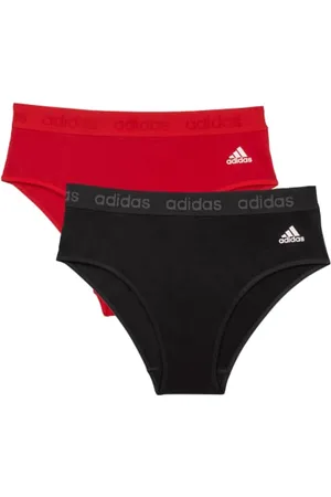 adidas Damen Comfort Flex Scoop Cotton Set Unterwäsche im Bikini-Stil, , L (2er Pack)