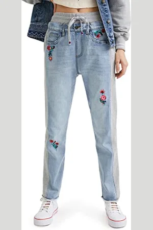 Desigual Womens Denim_Agra Jeans, Blue, 34