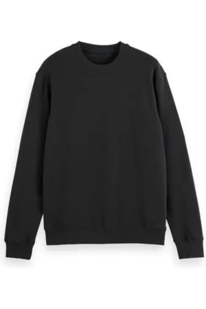 Scotch&Soda Herren Core - Logo Sweatshirt, Black 0008, M EU